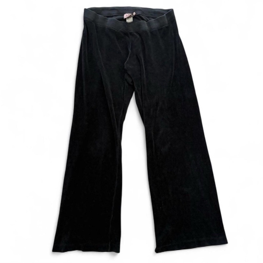 Juicy Couture Black Velour Sweatpants